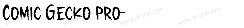Comic Gecko pro字体转换